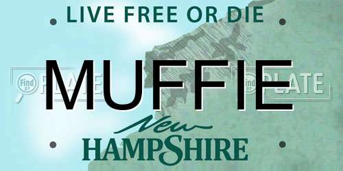 MUFFIE New Hampshire License Plate