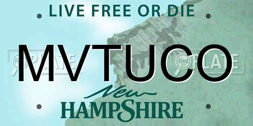 MVTUCO New Hampshire License Plate