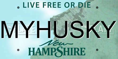 MYHUSKY New Hampshire License Plate