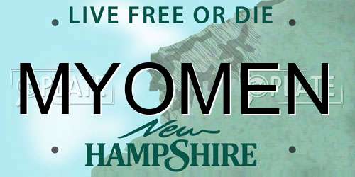 MYOMEN New Hampshire License Plate