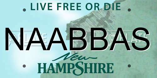 NAABBAS New Hampshire License Plate