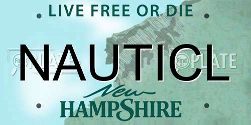 NAUTICL New Hampshire License Plate
