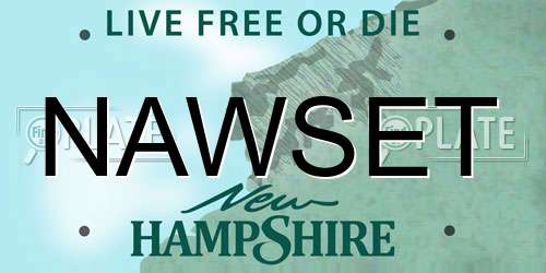 NAWSET New Hampshire License Plate