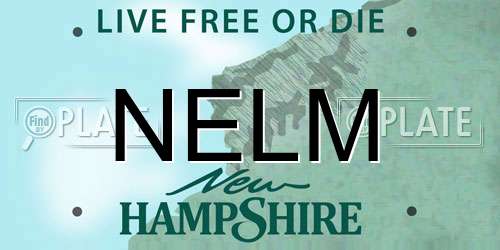 NELM New Hampshire License Plate