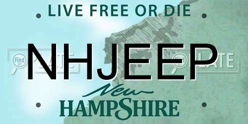 NHJEEP New Hampshire License Plate