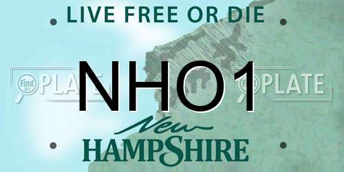 NHO1 New Hampshire License Plate
