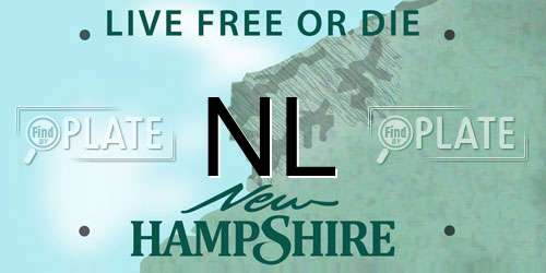 NL New Hampshire License Plate