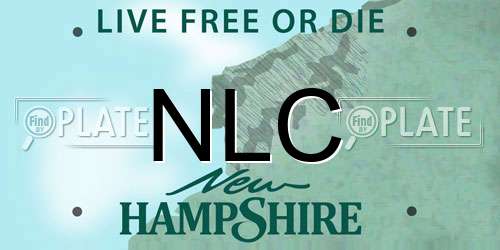 NLC New Hampshire License Plate