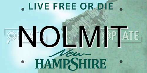 NOLMIT New Hampshire License Plate