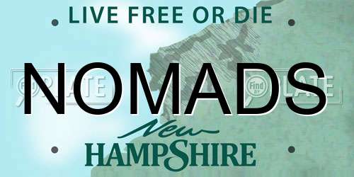 NOMADS New Hampshire License Plate