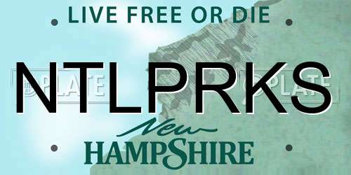 NTLPRKS New Hampshire License Plate