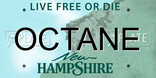 OCTANE New Hampshire License Plate