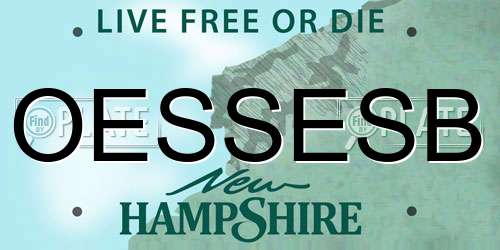 OESSESB New Hampshire License Plate