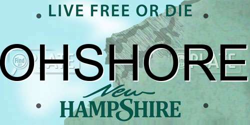 OHSHORE New Hampshire License Plate