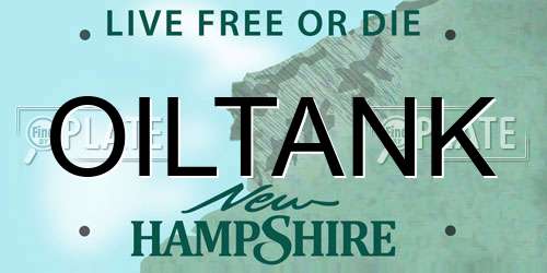 OILTANK New Hampshire License Plate