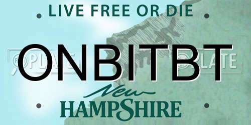ONBITBT New Hampshire License Plate