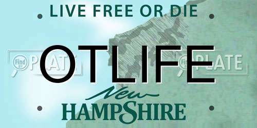 OTLIFE New Hampshire License Plate