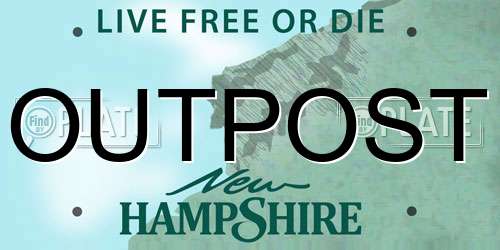 OUTPOST New Hampshire License Plate