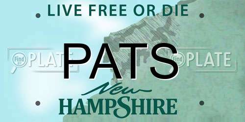 PATS New Hampshire License Plate