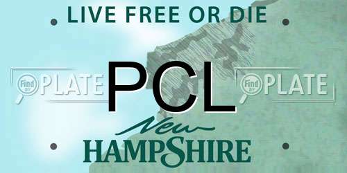 PCL New Hampshire License Plate