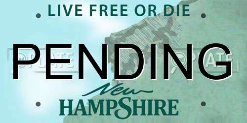 PENDING New Hampshire License Plate