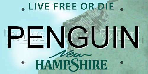 PENGUIN New Hampshire License Plate