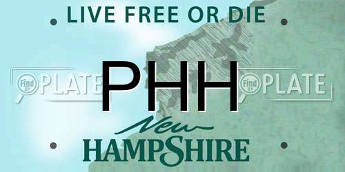 PHH New Hampshire License Plate