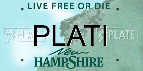 PLATI New Hampshire License Plate