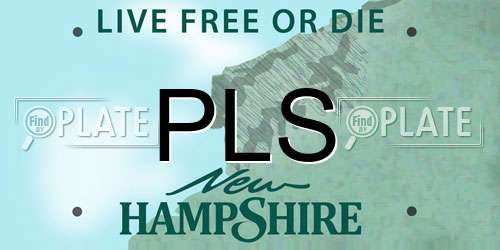 PLS New Hampshire License Plate