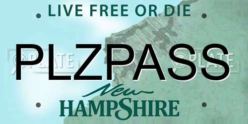 PLZPASS New Hampshire License Plate