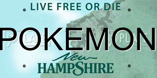 POKEMON New Hampshire License Plate