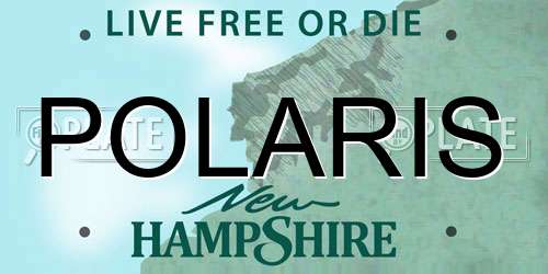POLARIS New Hampshire License Plate