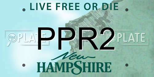 PPR2 New Hampshire License Plate