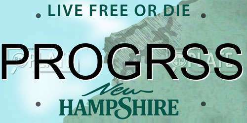 PROGRSS New Hampshire License Plate