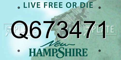 Q673471 New Hampshire License Plate