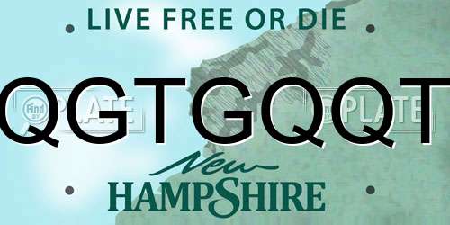QGTGQQT New Hampshire License Plate