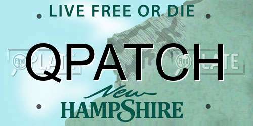 QPATCH New Hampshire License Plate