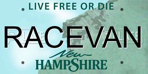 RACEVAN New Hampshire License Plate