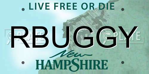 RBUGGY New Hampshire License Plate