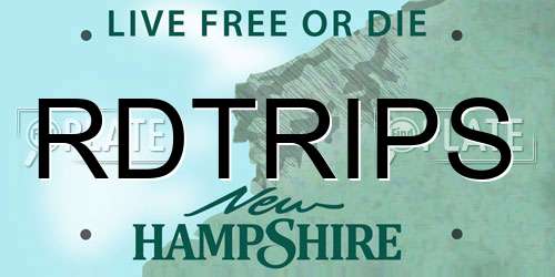 RDTRIPS New Hampshire License Plate