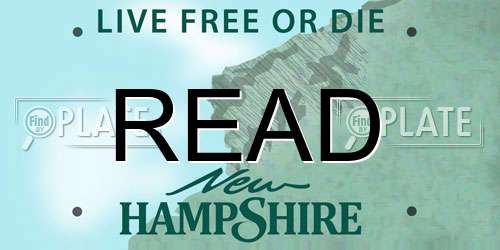 READ New Hampshire License Plate