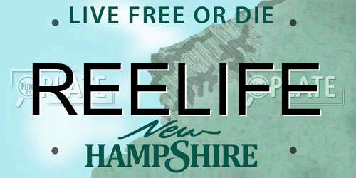REELIFE New Hampshire License Plate