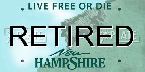 RETIRED New Hampshire License Plate