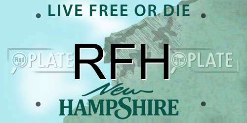 RFH New Hampshire License Plate