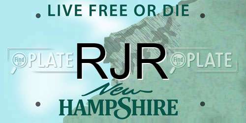 RJR New Hampshire License Plate