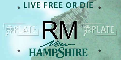 RM New Hampshire License Plate