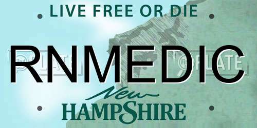 RNMEDIC New Hampshire License Plate