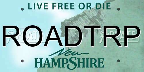 ROADTRP New Hampshire License Plate
