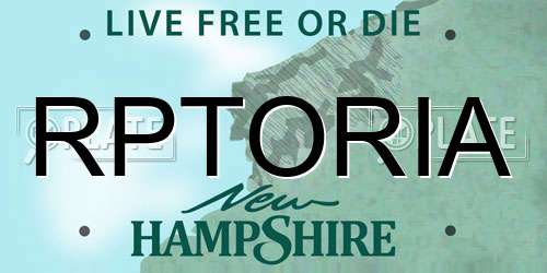 RPTORIA New Hampshire License Plate