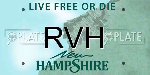 RVH New Hampshire License Plate